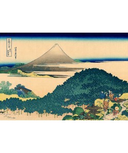 Katsushika Hokusai, The Circular Pine Trees of Aoyama