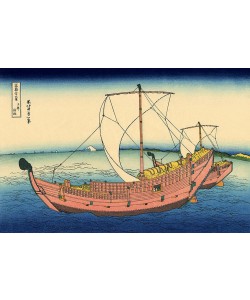 Katsushika Hokusai, The Kasuza Sea Route