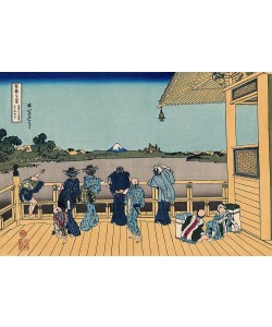 Katsushika Hokusai, Sazai Hall: The Temple of 500 Rakan