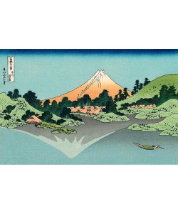 Katsushika Hokusai, Reflection of Mount Fuji in Lake Kawaguchi