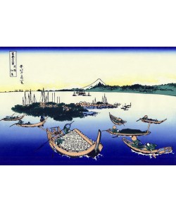 Katsushika Hokusai, Tsukada Island in Musashi Province