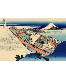 Katsushika Hokusai, Ushibori in Hitachi Province