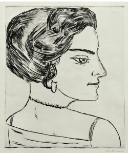 Max Beckmann, Najla im Profil
