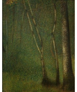 Georges Seurat, Unterholz in Pontaubert