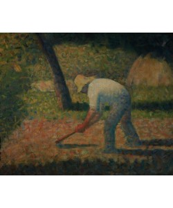 Georges Seurat, Bauer mit Hacke