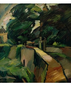 Kurt Schwitters, Landschaft aus Opherdicke / Gutshof Opherdicke