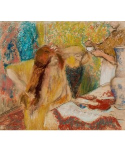 Edgar Degas, Frau bei der Toilette