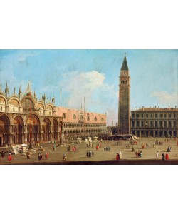 Giovanni Antonio Canaletto, Der Markusplatz in Venedig nach Süden gesehen