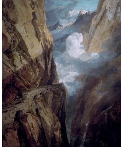 JOSEPH MALLORD WILLIAM TURNER, Der St. Gotthard-Pass