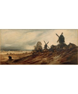 Georges Michel, Mühlen in Montmartre 