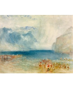 JOSEPH MALLORD WILLIAM TURNER, The First Steamer on Lake Lucerne