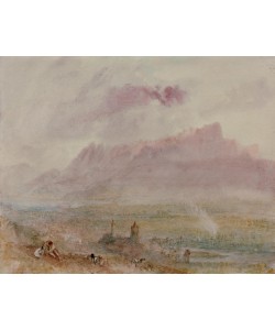 JOSEPH MALLORD WILLIAM TURNER, The Town an Lake of Thun