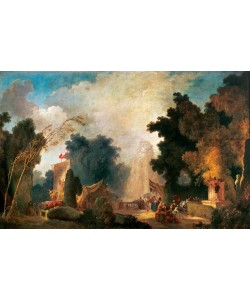 Jean-Honoré Fragonard, Fête dans un parc, dit La fête à Saint– Cloud