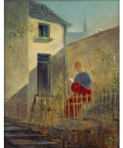 Carl Spitzweg, Im Hausgarten