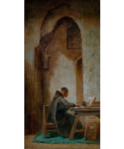 Carl Spitzweg, Studierender Mönch