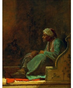 Carl Spitzweg, Sitzender Türke