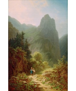 Carl Spitzweg, Bergschüler am Ammergauer Kofel