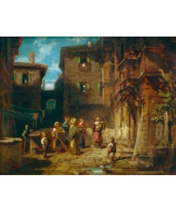 Carl Spitzweg, Straßenmusikanten