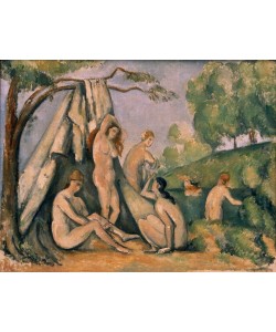 Paul Cézanne, Baigneuses devant la tente