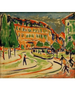 Ernst Ludwig Kirchner, Straßenbahn in Dresden