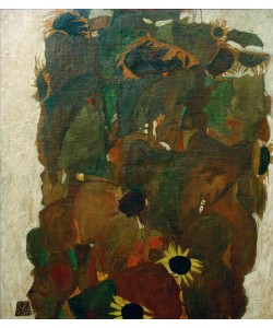 Egon Schiele, Sonnenblumen I