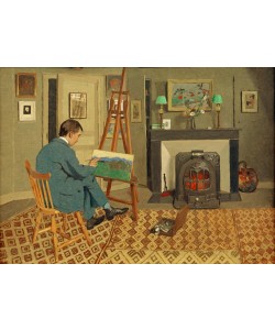Felix Vallotton, Max Rodrigues-Henriques im Atelier seines Schwiegervaters