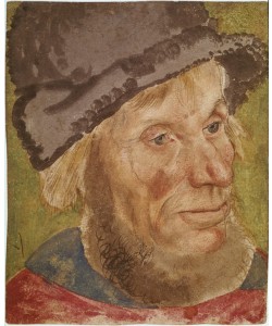 Lucas Cranach der Ältere, Kopf eines bäuerischen Jägers