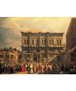 Giovanni Antonio Canaletto, Visita del Dux a Iglesia San Rocco