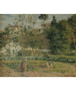 Camille Pissarro, Huerto en L’Hermitage Pontoise