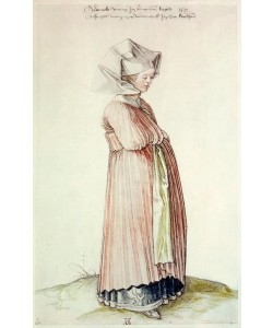 Albrecht Dürer, Nürnbergerin im Kirchenkleid