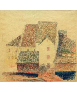 Egon Schiele, Häusergruppe um die Stadtmühle