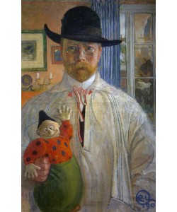 Carl Larsson, Self-portrait