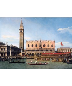 Giovanni Antonio Canaletto, The Bucintoro at the Molo on Ascension Day