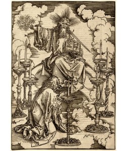 Albrecht Dürer, Johannes erblickt die sieben Leuchter