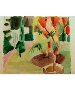 August Macke, Unser Garten am See 2