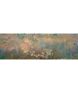 Claude Monet, Le bassin aux nymphéas avec iris