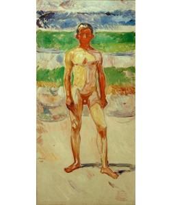 Edvard Munch, Badender Junge