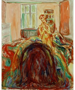 Edvard Munch, Selbstporträt während der Augenkrankheit I