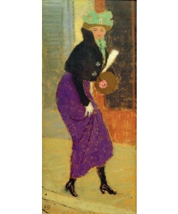 Felix Vallotton, Dans la rue: Femme au manchon