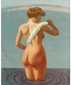 Felix Vallotton, Baigneuse de dos s’essuyant avec un linge roulé