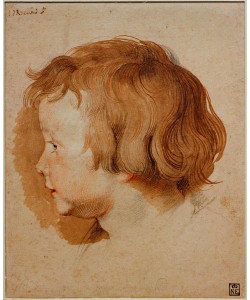 Peter Paul Rubens, Albert Rubens im Profil nach links