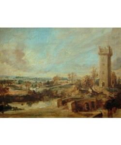 Peter Paul Rubens, Landschaft mit Turm