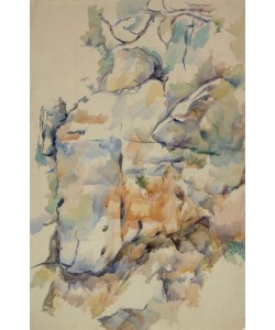 Paul Cézanne, Rochers près des grottes audessus de Château-Noir