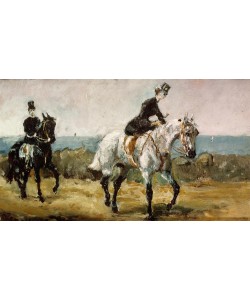 Henri de Toulouse-Lautrec, Amazone suivie de son groom