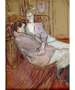 Henri de Toulouse-Lautrec, Etude pour Les deux amies