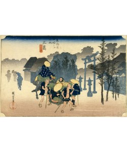 Utagawa Hiroshige, Mishima Station 11