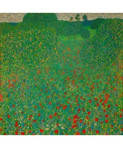 Gustav Klimt, Feld mit Mohn 