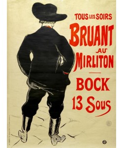 Henri de Toulouse-Lautrec, Bruant au Mirliton