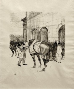 Henri de Toulouse-Lautrec, Le Paddock