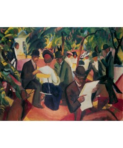 August Macke, Gartenrestaurant